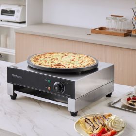 16-Inch Electric Crepe Maker Commercial Crepe Machine 1700W Non-stick (Option: Natural)