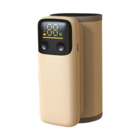 1Pc Portable Bottle Warmer With Night Light On The Go Baby Milk Warmer Milk Formula Warmer For Home Travel With 6 Heating Levels (Option: Beige)